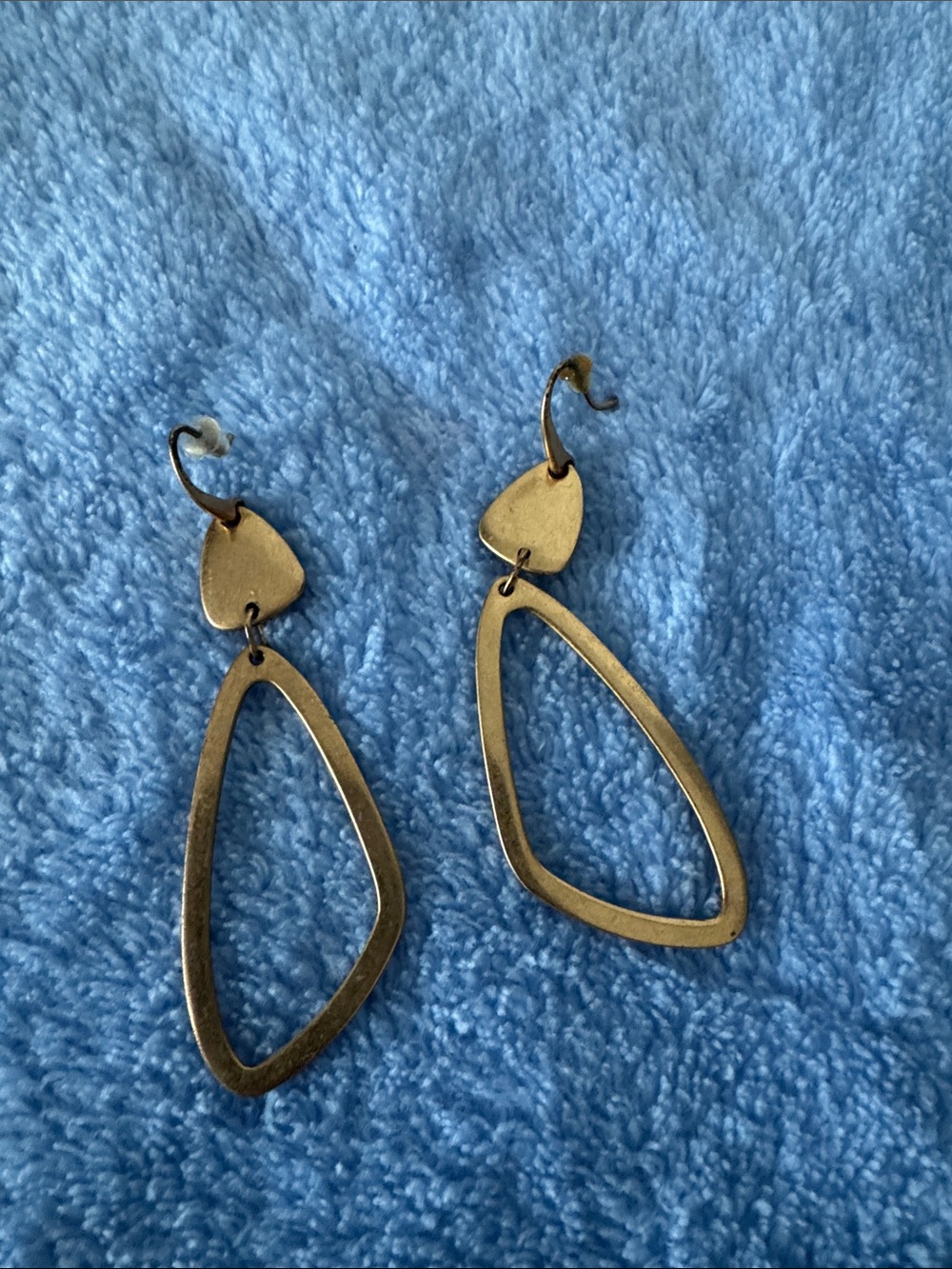 Copper Open Geometric Drop Earrings - Women Jewelry